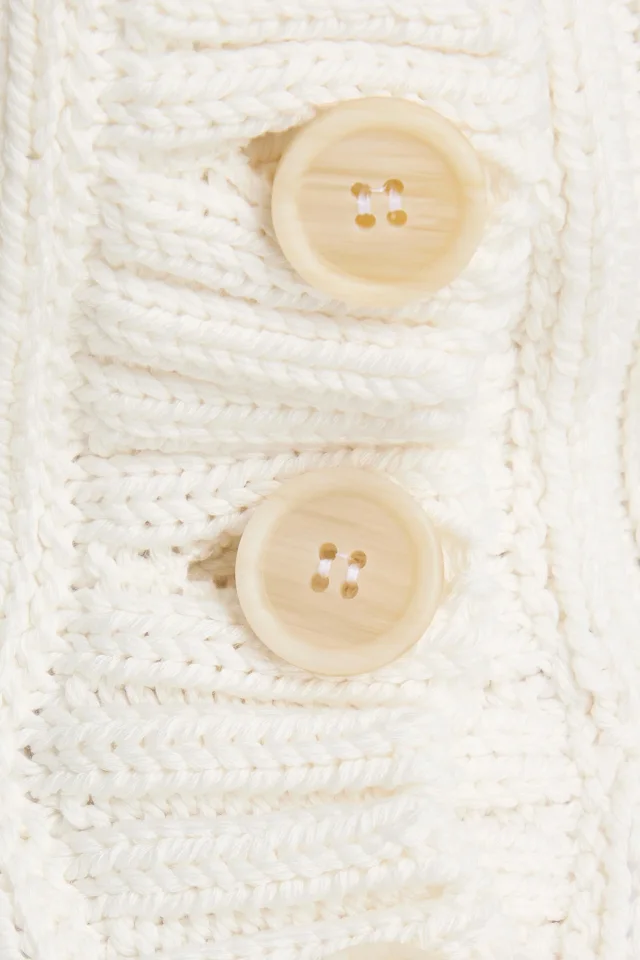 Brunello Cucinelli Ribbed Cotton Turtleneck Sweater in White, photo 4 of 4 from THE OUTNET