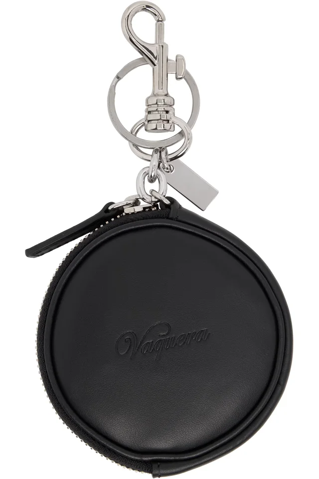 VAQUERA Black Trompe L'Oeil Coin Purse, photo 2 of 2 from SSENSE