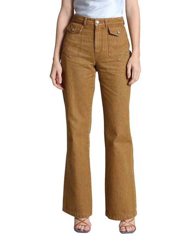 Avec Les Filles Patch Pocket Flare Jean, image 1 of 1 from Rue La La