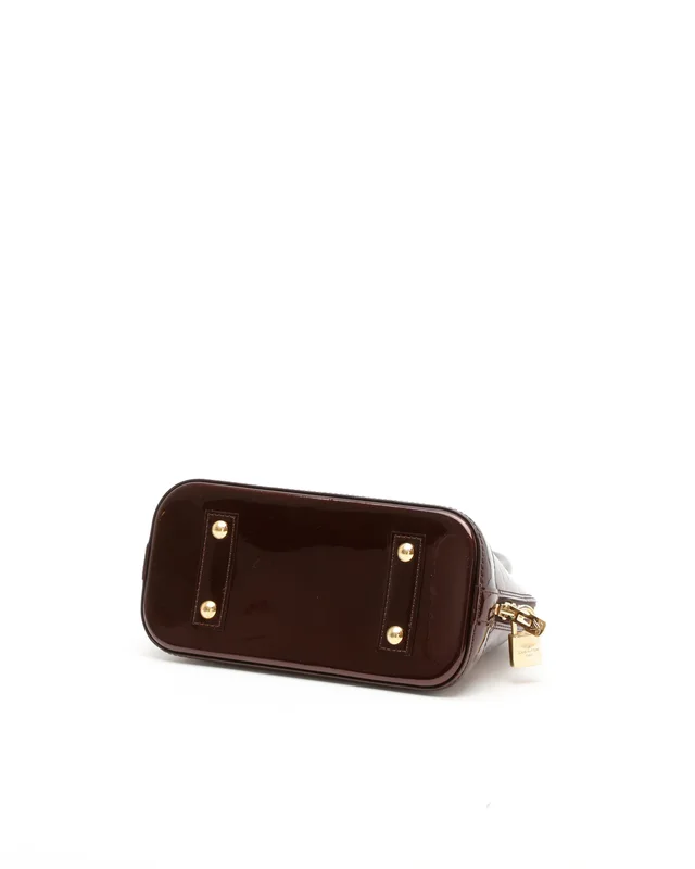 Louis Vuitton Vernis Rayures Alma BB Bag from A Retro Tale, photo 4 of 8