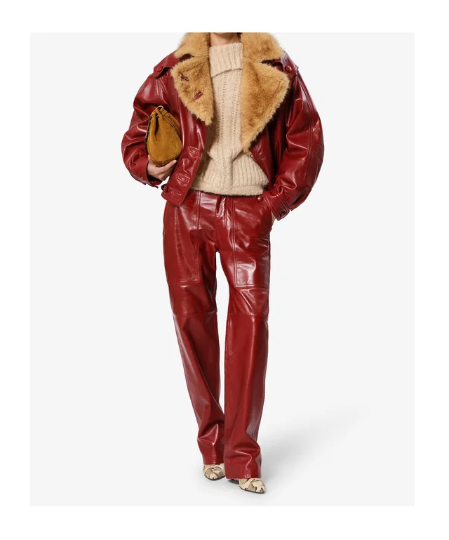 Isabel Marant Valina leather coat, photo 3 of 5 from SENSER