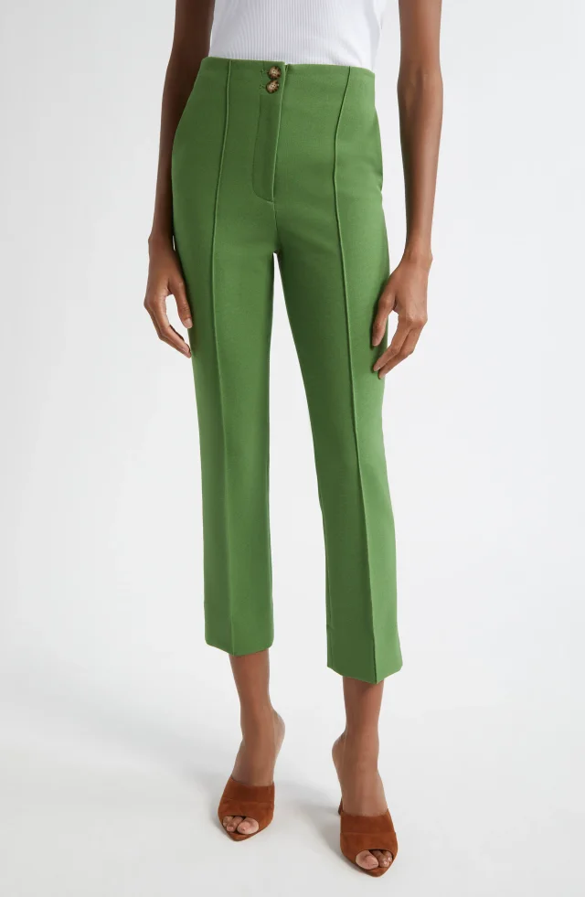 Veronica Beard Kean Clean Waist Pintuck Pleat Crop Pants from Nordstrom Rack, photo 1 of 1
