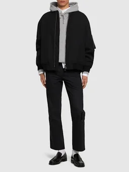Honor the Gift Wide-leg pants with decorative detail in 100% Cotton, photo 2 of 5 from LUISAVIAROMA