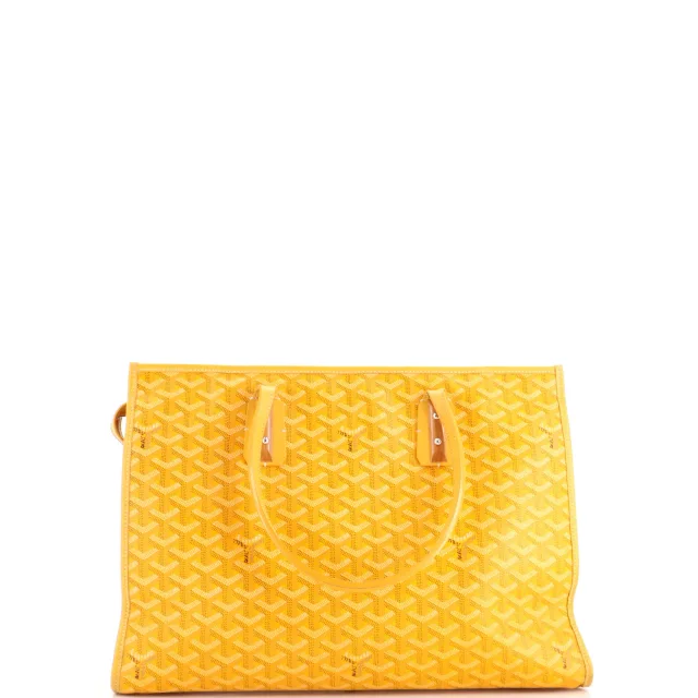 Goyard Marquises Bag Coated Canvas in yellow Coated canvas from Rebag, photo 3 of 7