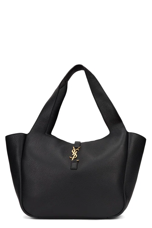Saint Laurent Tote Bag — Black Calfskin in Black Calfskin from HEWI