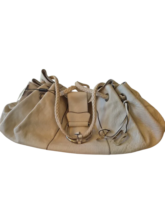 Dolce & Gabbana Hand bag off white Xlarge leather in White Leather from Luxury Promise
