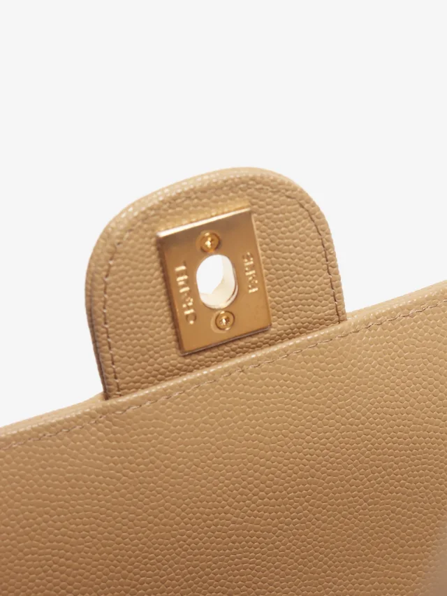 Chanel Beige 2026 Preppy Coco Flap bag in Beige Caviar leather from Sign of the Times, photo 7 of 9