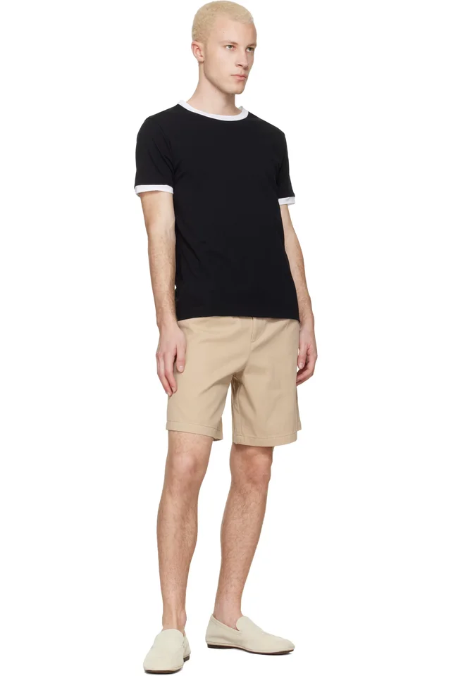 A.P.C. Beige Otis Bermuda Shorts, photo 4 of 4 from SSENSE