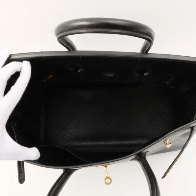 Hermès 1996 Birkin 35 Black in Black from VINTAGE QOO TOKYO, photo 5 of 13