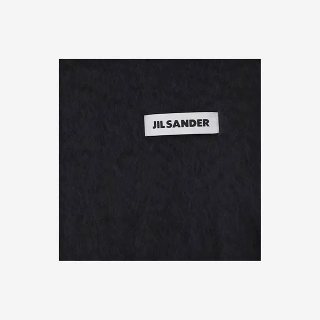 Jil Sander Mohair-Blend Scarf — Black Scarfs in Black from HEWI