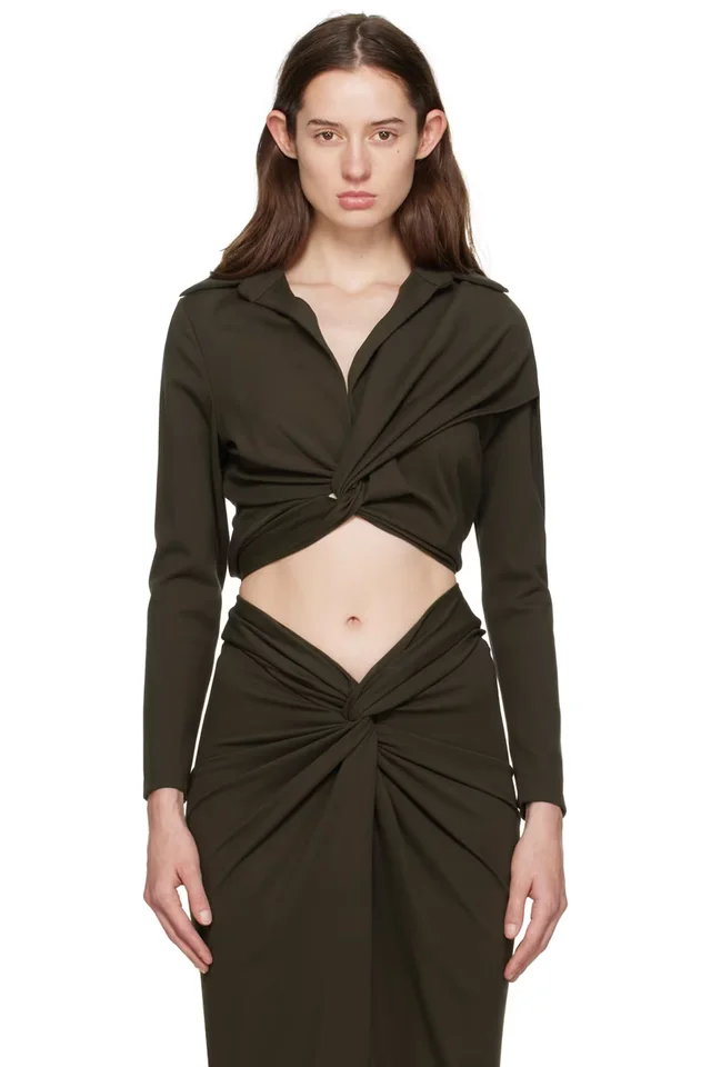 Gauge81 Brown Vallera Blouse, image 1 of 1 from SSENSE