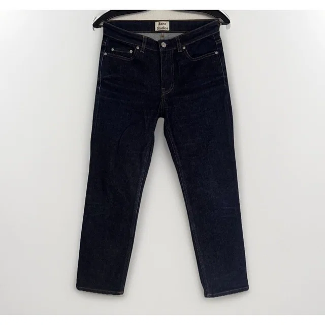 Acne Studios Women’s Jeans 26 32 Dark Indigo Denim Made In Italy Lit Str Rw in blue Denim from Poshmark