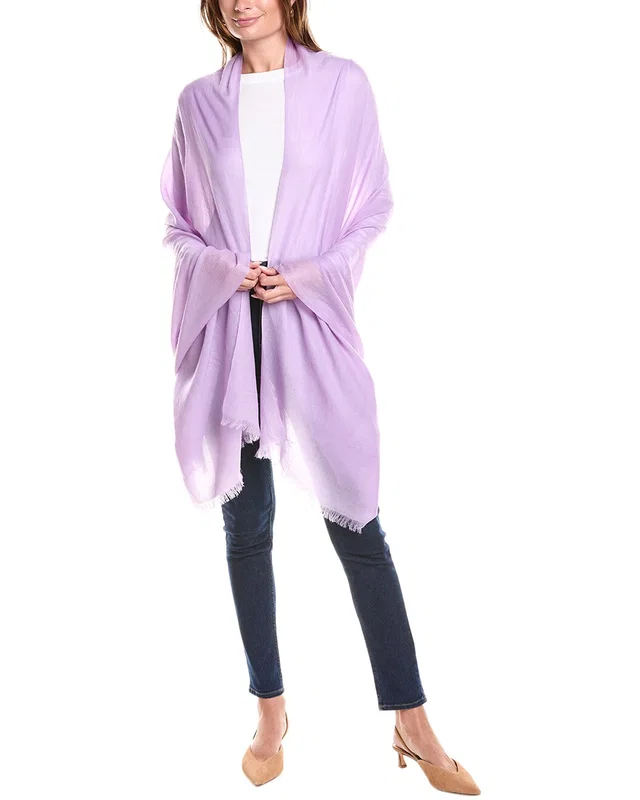 Sofia Cashmere sofiacashmere Lightweight Cashmere Wrap, image 1 of 1 from Rue La La