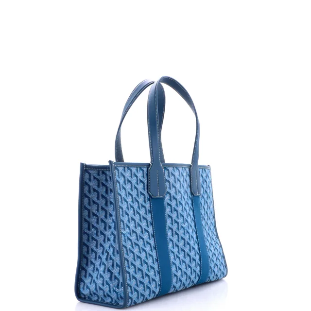 Goyard Villette Tote Coated Canvas PM in blue Coated canvas from Rebag, photo 2 of 6