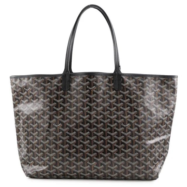 Goyard Saint Louis BlackSTLOUIPMLTY01CL01P PVC Leather Size PM in Leather from GALLERY RARE