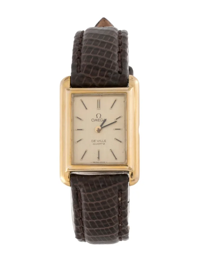 Omega De Ville Watch in multicolor Lizard from The RealReal