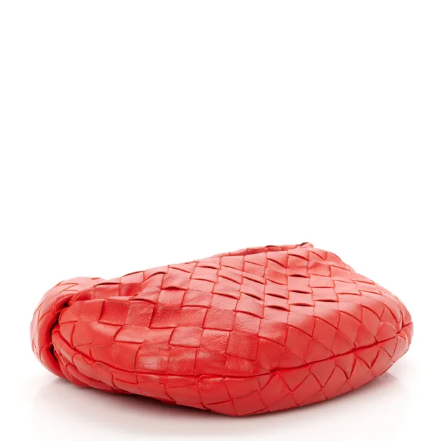 Bottega Veneta Nappa Intrecciato Mini Jodie Red in Red Nappa leather from FASHIONPHILE, photo 4 of 10