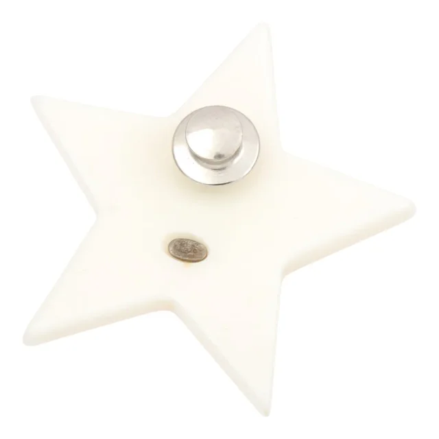 Chanel 2004 Star Heart Motif CC Mark Brooch White/Pink/Green from VINTAGE QOO TOKYO, photo 5 of 7