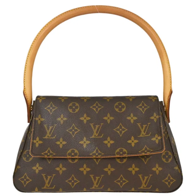 Louis Vuitton 2002 Monogram Mini Looping Handbag M51147 in Coated canvas from AMORE Vintage Tokyo