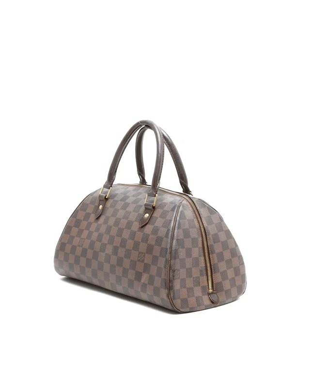 Louis Vuitton Damier Ebene Rivera MM Bag in Brown Canvas from A Retro Tale, photo 3 of 12
