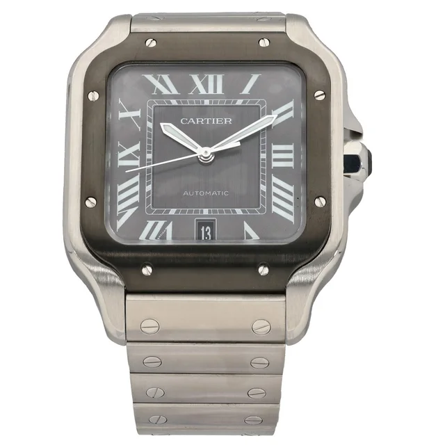 Santos De Cartier WSSA0037 40mm Stainless Steel Watch from H&T