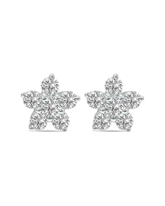 Lab Grown Diamonds 14K 0.50 ct. tw. Lab-Grown Diamond Star Earrings, image 1 of 1 from Rue La La