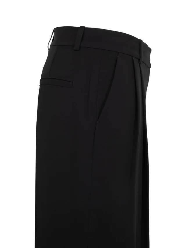Toteme double-pleat fluid trousers black, photo 3 of 3 from SENSER