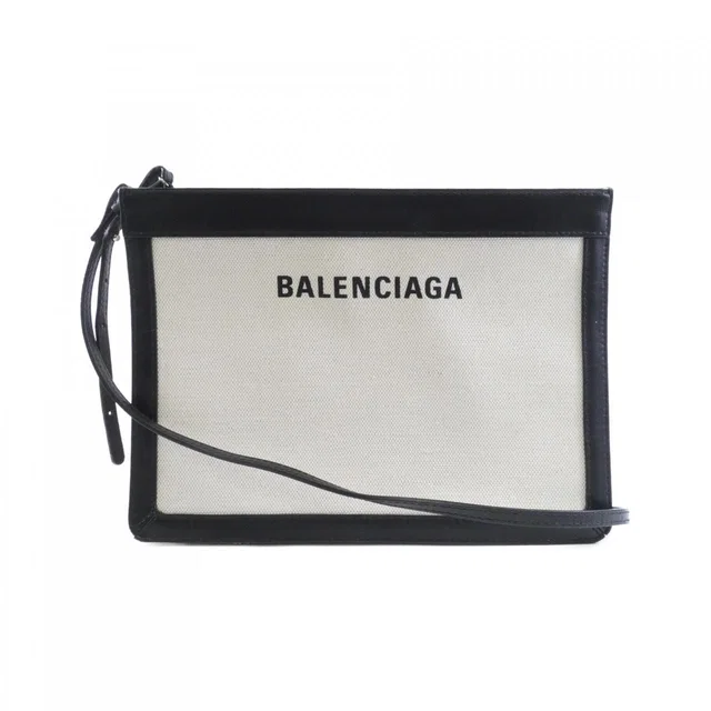 Balenciaga Navy Pochette Shoulder Bag in Navy Canvas from The Reluxe