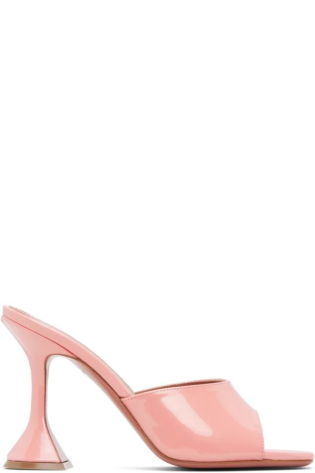 Pink Lupita Slipper 95 Heeled Sandals, image 1 of 1 from SSENSE