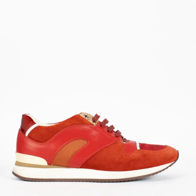 Dior Homme Red Sneakers - Size 42 in Red Suede from Labellov