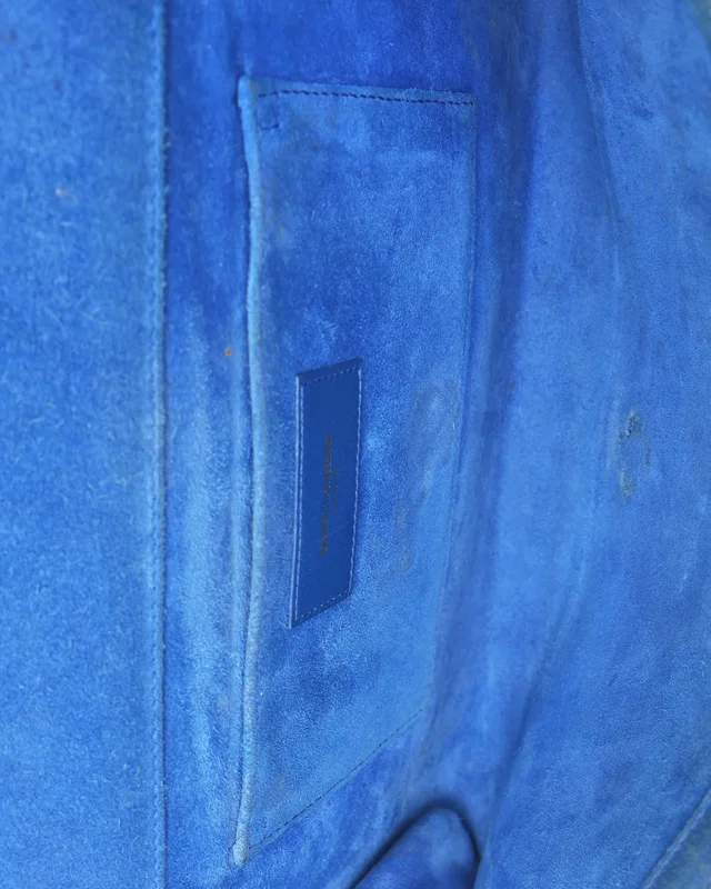 Saint Laurent Y-Line Clutch Bag in Suede from A Retro Tale, photo 6 of 7