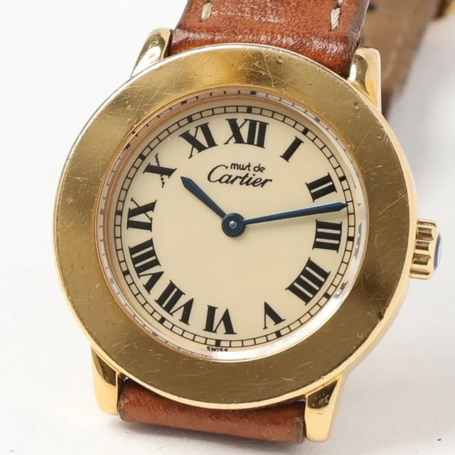 Cartier Must Ronde 27mm Watch in Leather from A Retro Tale, photo 2 of 2