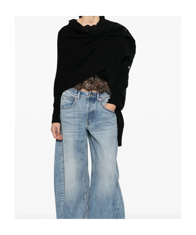 Ermanno Scervino lace-embellished draped cardigan, photo 2 of 5 from SENSER