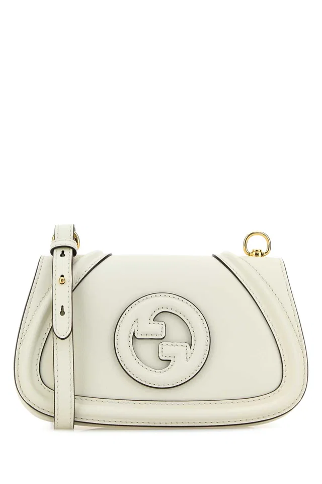 Gucci Blondie Crossbody Bag — White in White Calfskin from HEWI