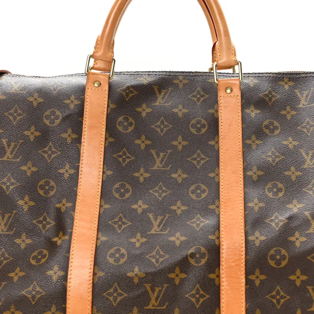 Louis Vuitton Monogram Keepall Bandouliere 60 in Canvas from FASHIONPHILE, photo 7 of 10