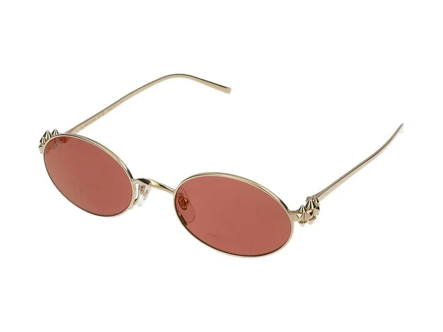 Cartier Ct0644s Oval Metal Sunglasses — Gold in Gold from HEWI
