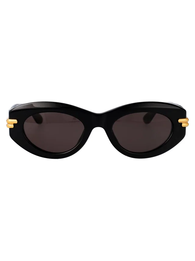 Bottega Veneta Bv1322s Sunglasses — Black Acetate in Black from HEWI