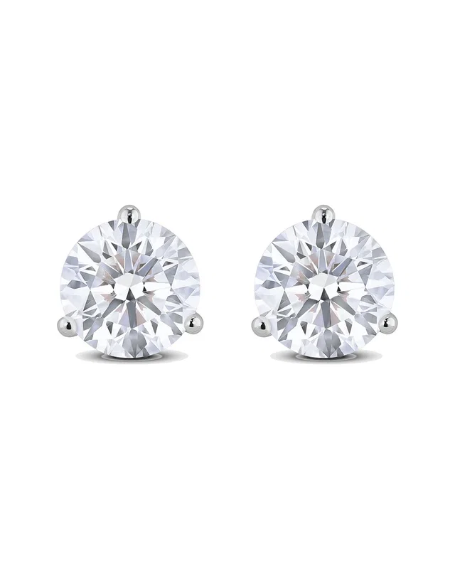 Lab Grown Diamonds 14K 4.00 ct. tw. Lab-Grown Diamond Earrings, image 1 of 1 from Gilt