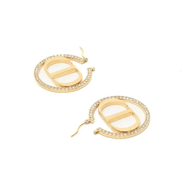 Dior Christian CD Rhinestone Earrings from A Retro Tale, photo 3 of 4