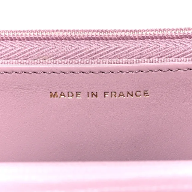Chanel Caviar Quilted Wallet on Chain WOC Light Pink in Pink Caviar leather from FASHIONPHILE, photo 7 of 12