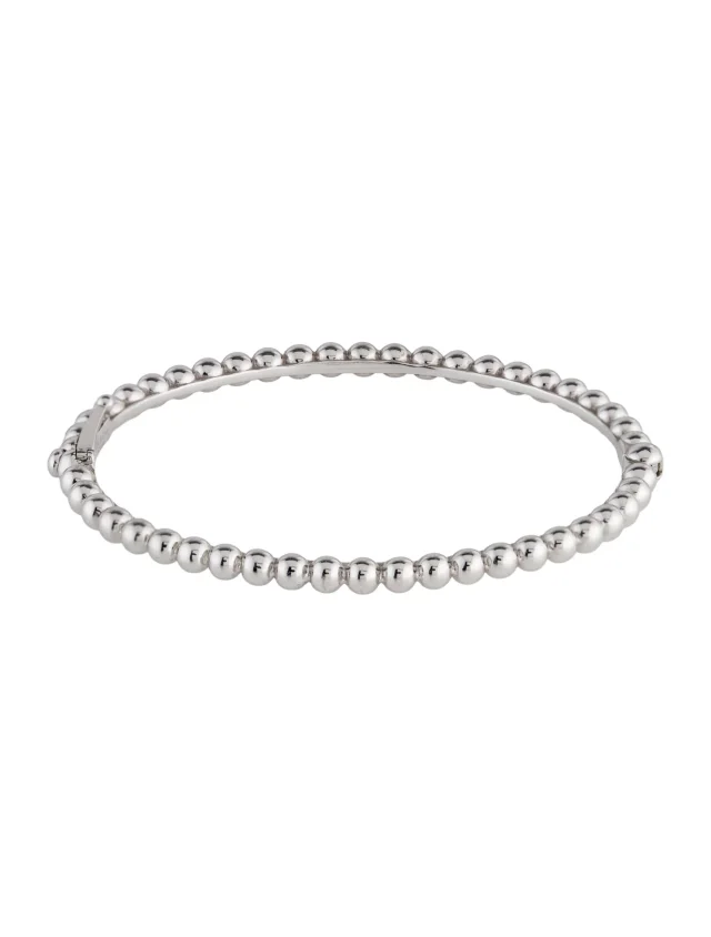 Van Cleef & Arpels Perlée Pearls of Gold Bracelet, Small Model, 5.75" in multicolor from The RealReal