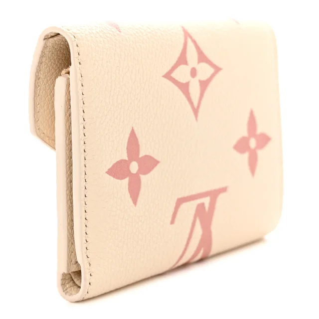 Louis Vuitton Empreinte Monogram Giant Victorine Wallet Creme Bois De Rose in Pink Calfskin from FASHIONPHILE, photo 3 of 8