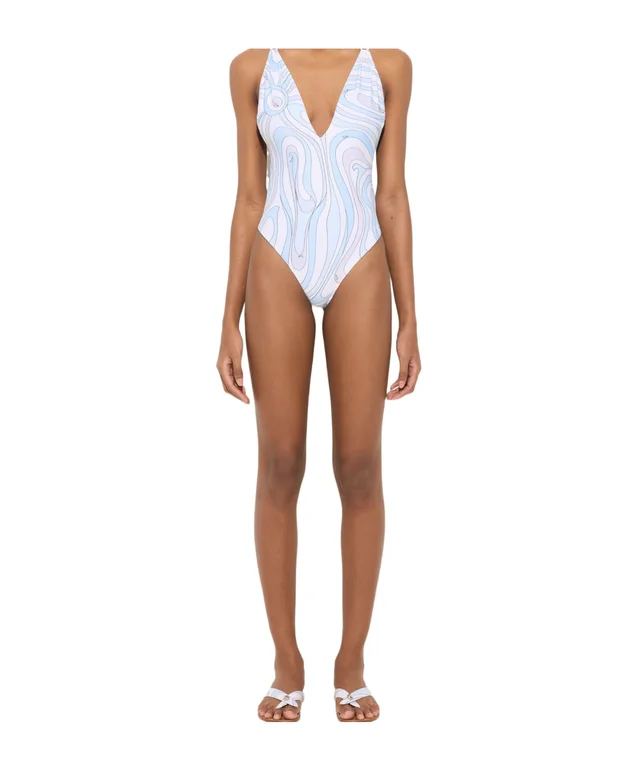 Emilio Pucci Marmo-print swimsuit, photo 2 of 5 from SENSER