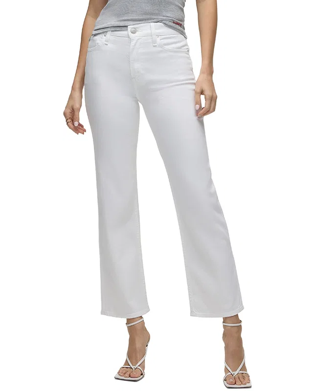 HUDSON Jeans REMI HIGH-RISE STRAIGHT ANKLE in https://asset2.ruecdn.com/images/sw/141561/1415611516_RLSW_white.jpg, image 1 of 1 from Rue La La