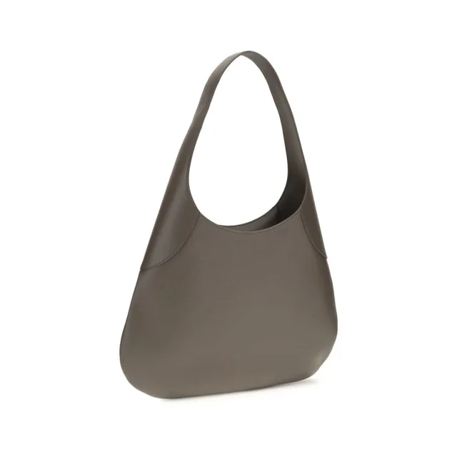 Khaite Gray Calf Leather Bos Taurus Handbag in Grey Calfskin from HEWI, photo 3 of 4