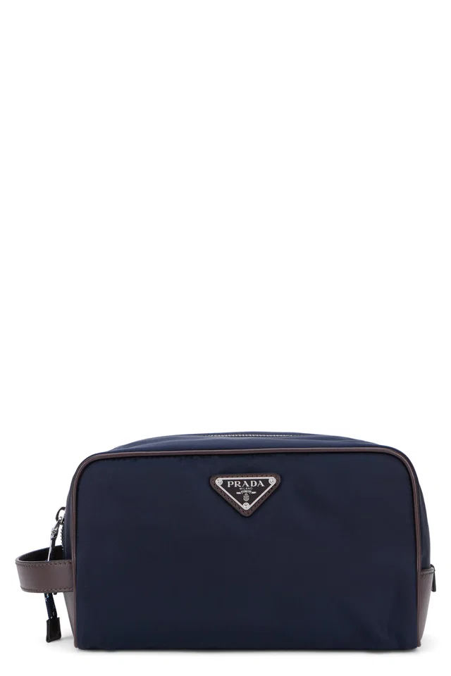 Prada Re-Nylon Travel Wallet — Navy Polyamide in Navy Nylon from HEWI