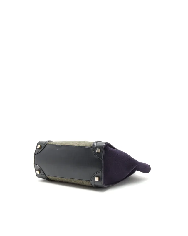 Celine Luggage Micro Bag in Canvas from A Retro Tale, photo 4 of 9