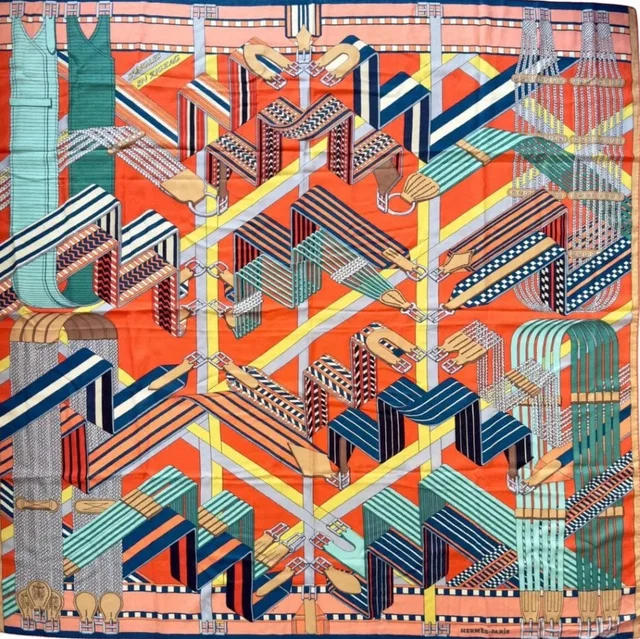 4. Hermes 140cm Cashmere/Silk Large Scarf - In Box in Silk from Luxury Promise