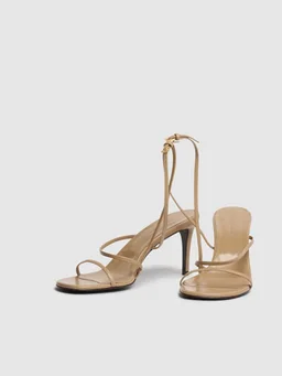 Khaite Ankle Strap Sandals in 100% Lamb, photo 4 of 5 from LUISAVIAROMA