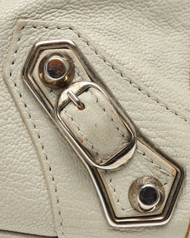 Balenciaga Classic Mini Metallic Edge City Bag in Caviar leather from A Retro Tale, photo 8 of 12